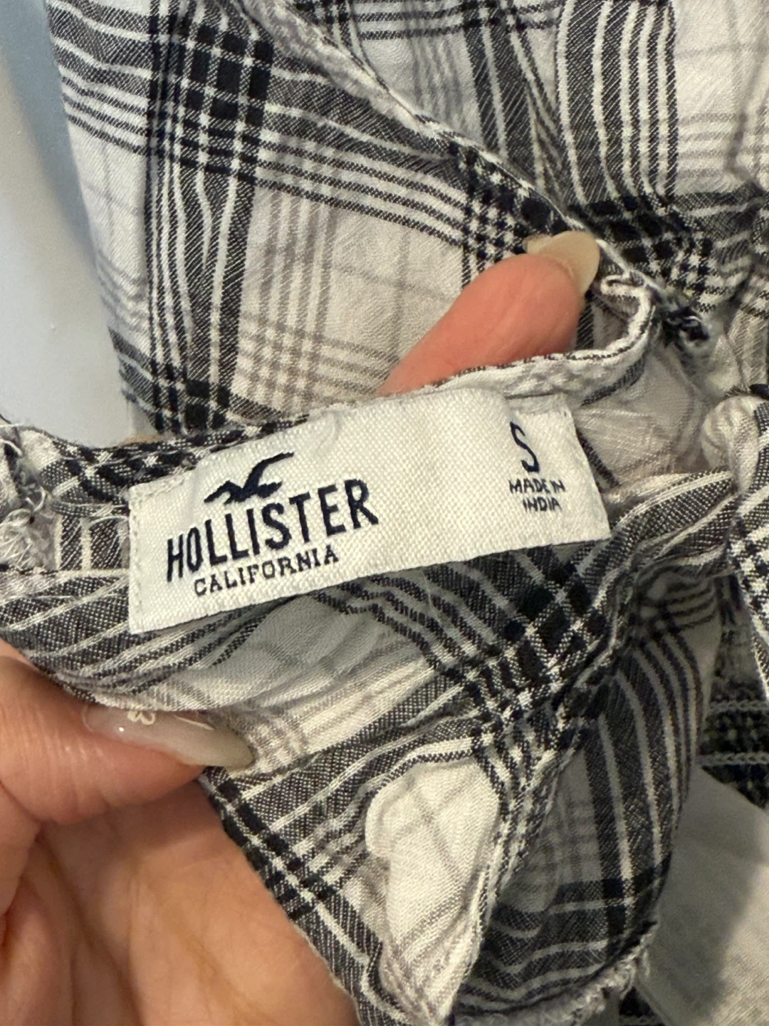 Hollister Plaid Crop Top - photo 4