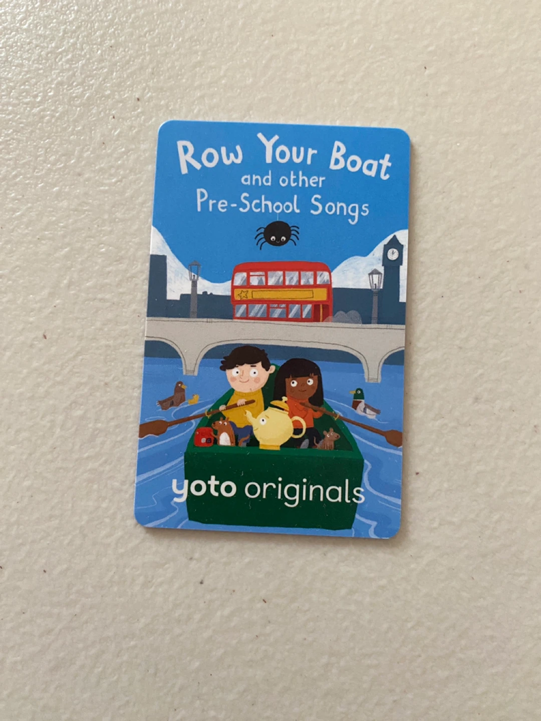 Row Your Boat and other Pre-School Songs Yoto Card