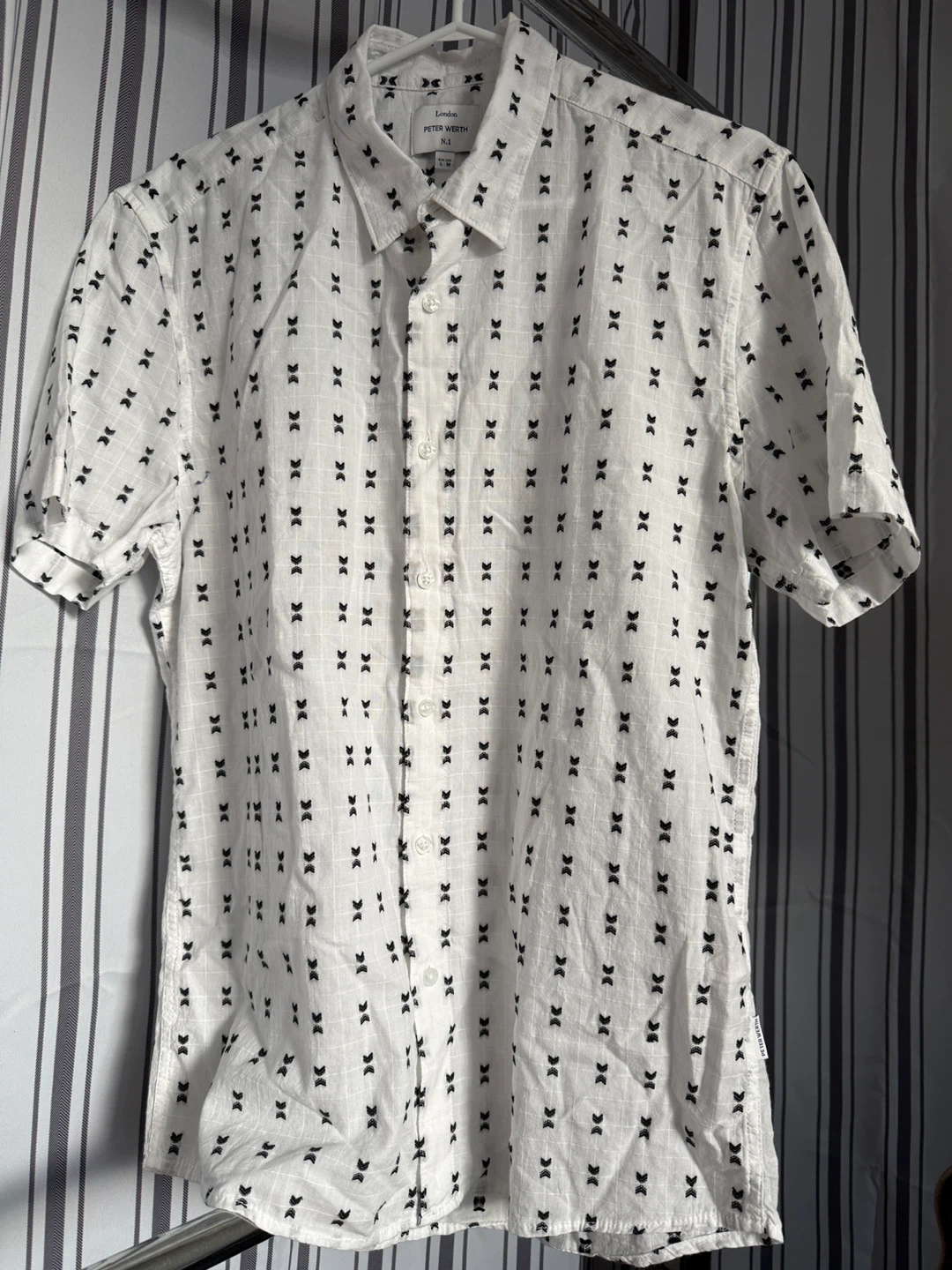 Peter Werth Short Sleeve Button-Up summer Shirt
