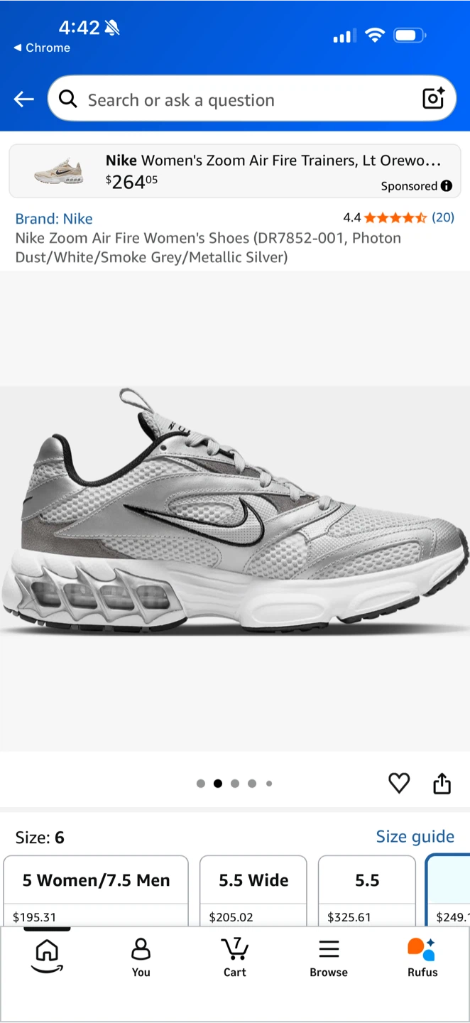 Nike Zoom Air Fire Women's Shoes size 9.5 - photo 5