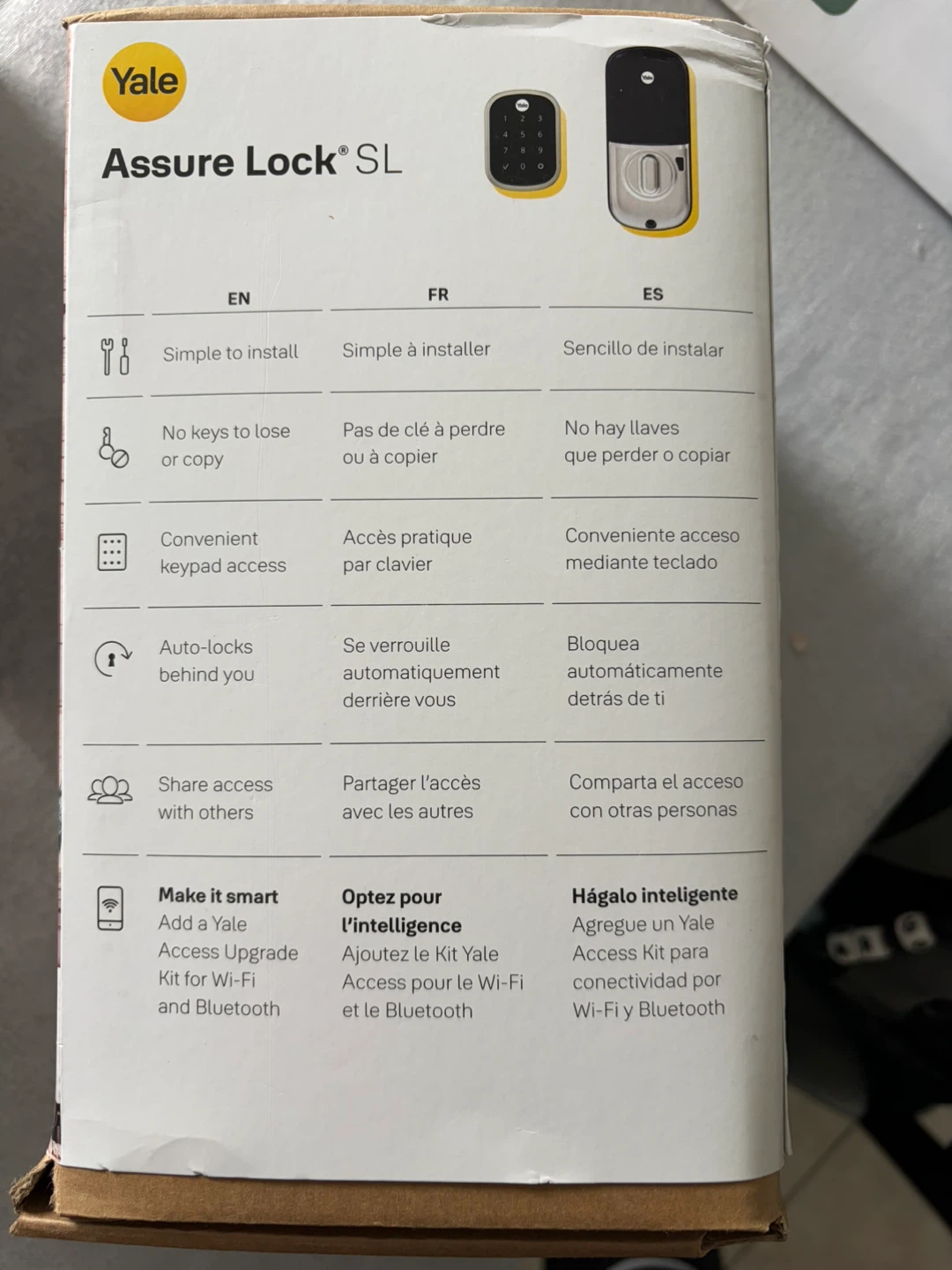 Yale Assure Lock SL Touchscreen Deadbolt - photo 3