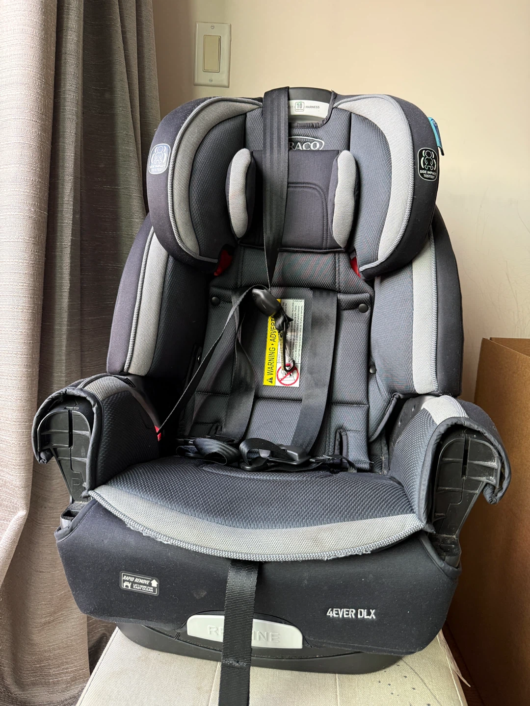 Graco 4Ever DLX All-in-One Convertible Car Seat + Booster