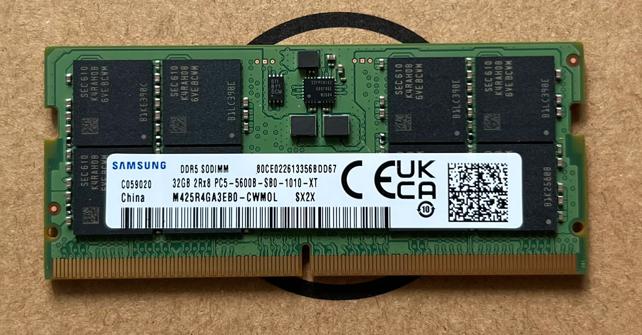 Samsung 32GB DDR5-5600 SODIMM RAM