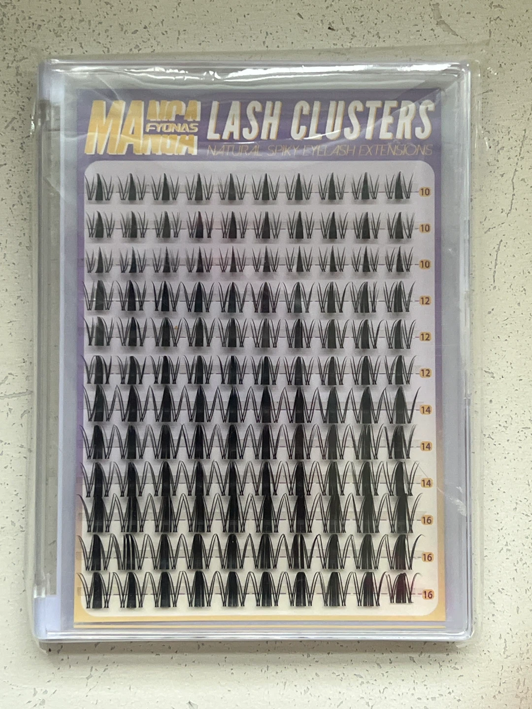 Fyonas Manga Lash Clusters Natural Spiky Eyelash Extensions