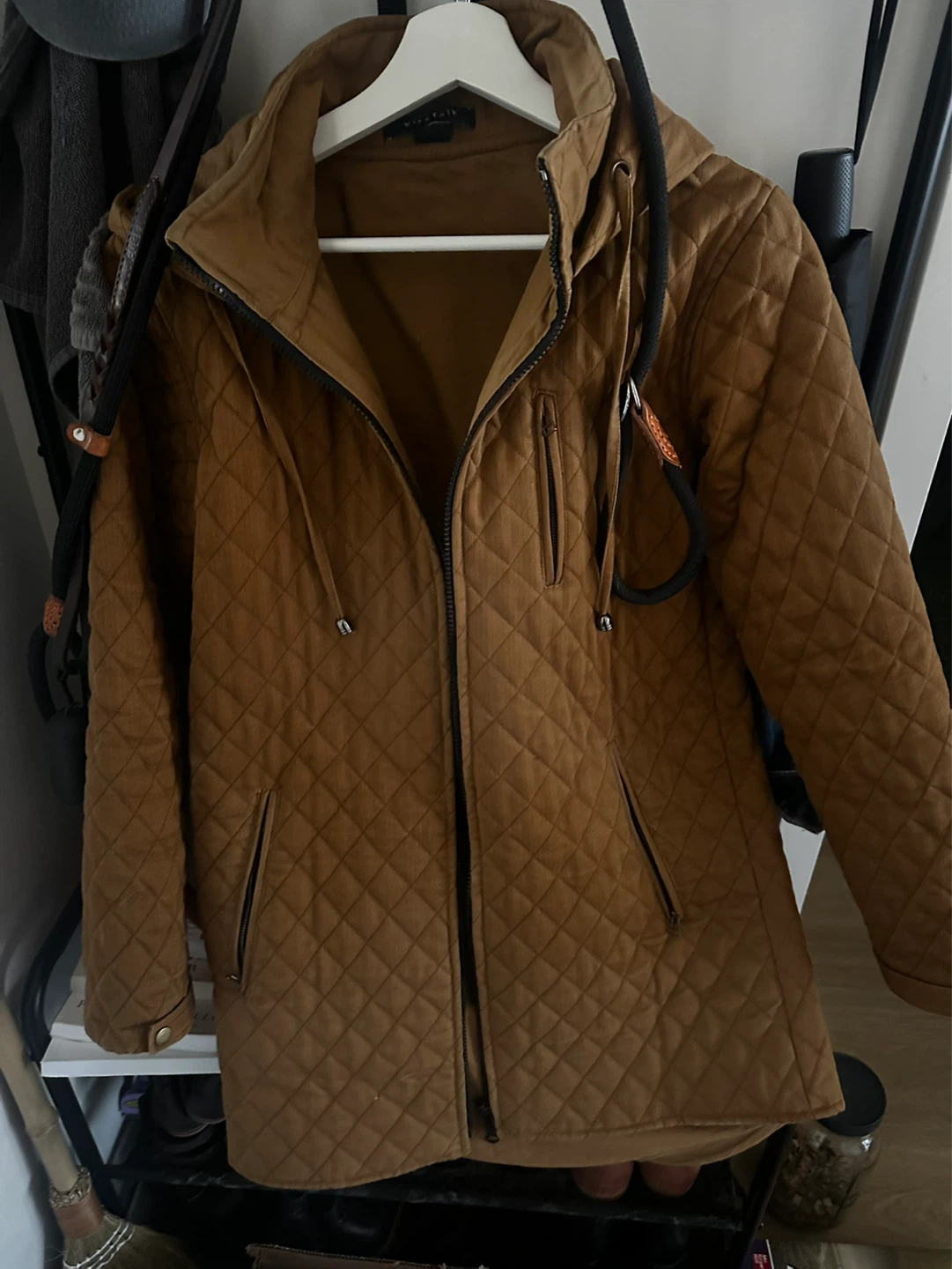 Wisefolk QC made Quilted Hooded Jacket