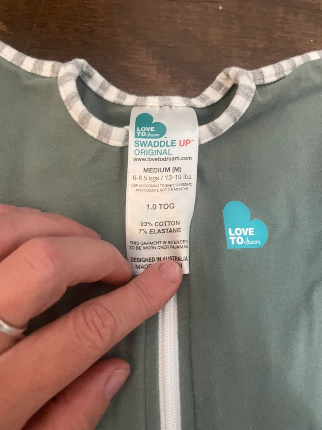 Love to Dream Swaddle Up Original Medium (M) Baby Sleep Sack - photo 2