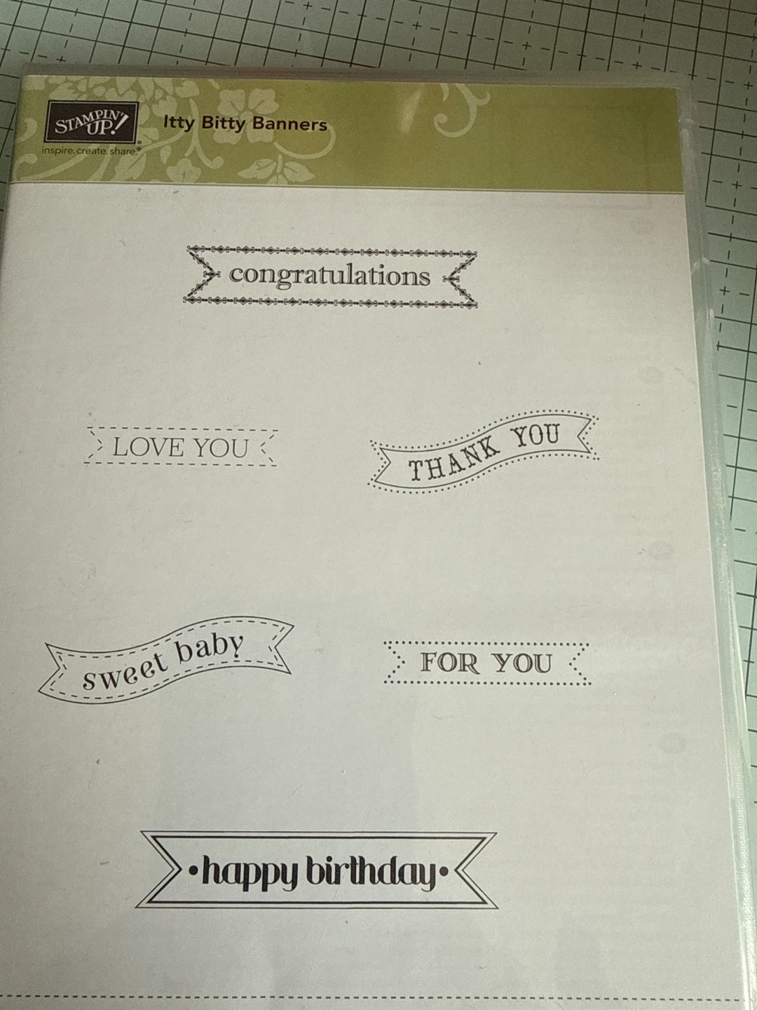 Stampin' Up! Itty Bitty Banners Stamp Set