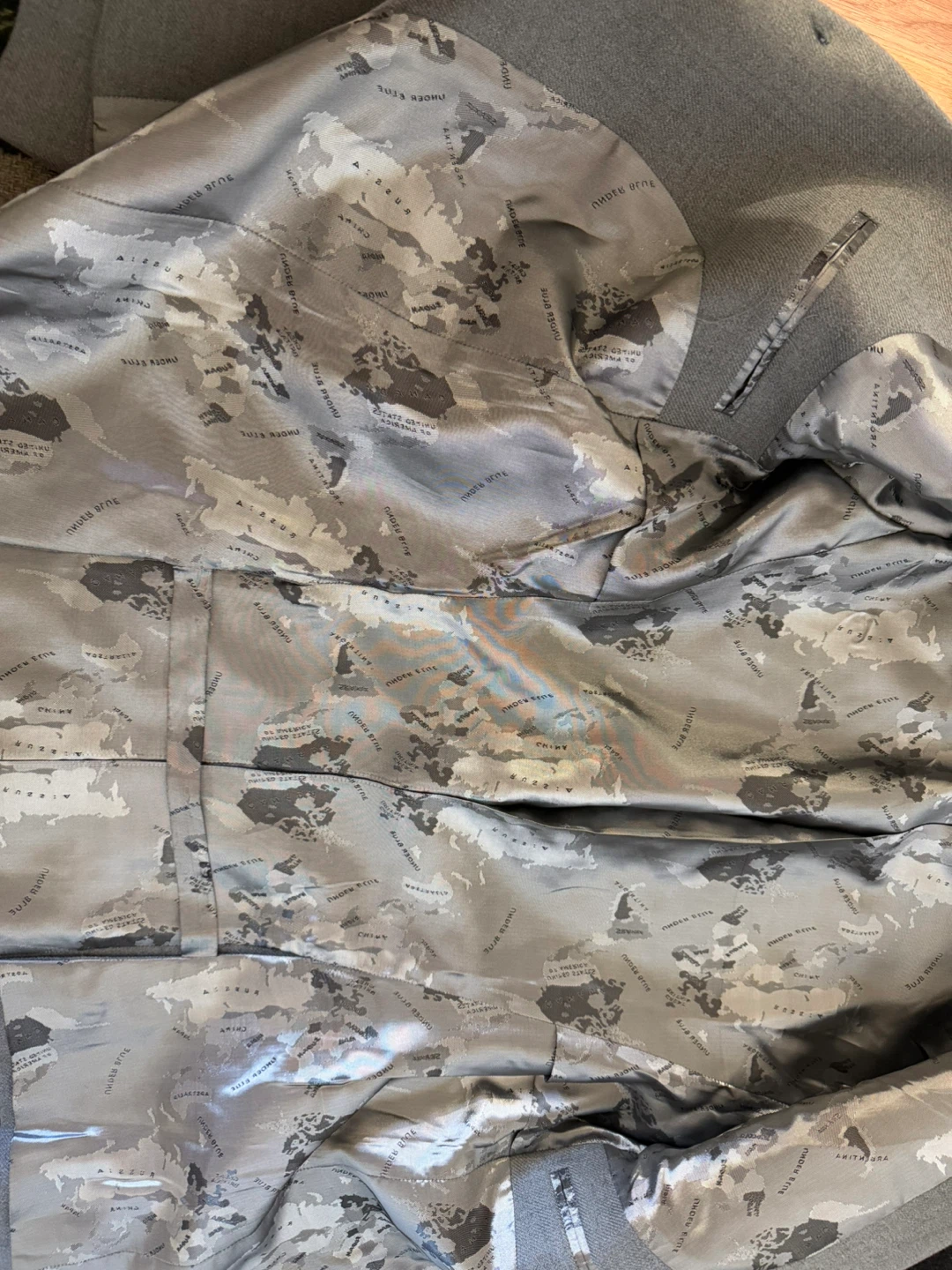 Grey coat with formal pent - photo 3