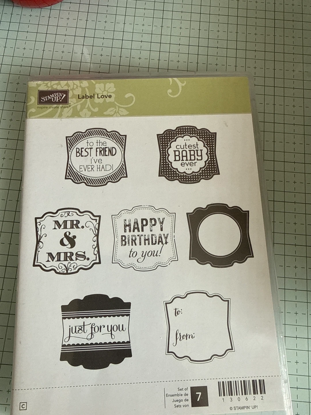 Stampin' Up! Label Love Stamp Set