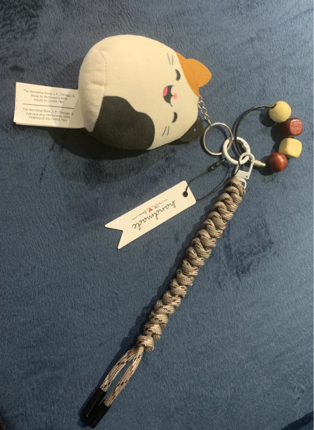 Keychain with Squish-mallow CAM Plush