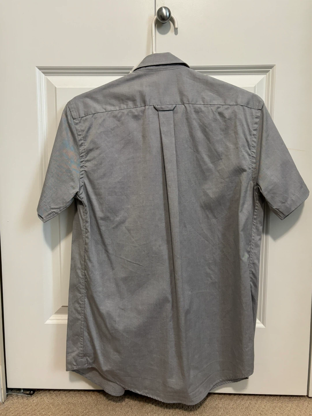 National Standards Men's Grey Short Sleeve Button-Up Shirt - photo 2