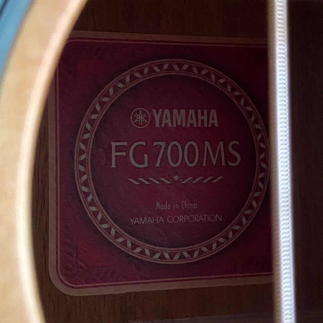 Yamaha FG700MS Acoustic Guitar, Excellent Condition - photo 4