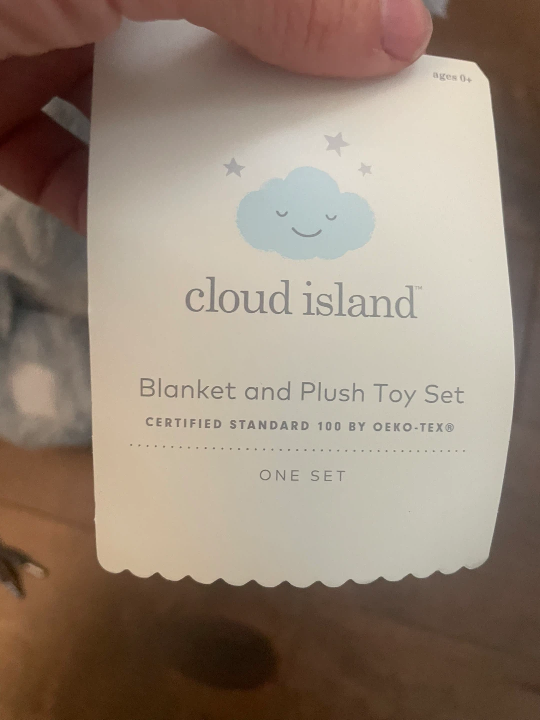 Cloud Island Elephant Blanket and Plush Toy Set - photo 4