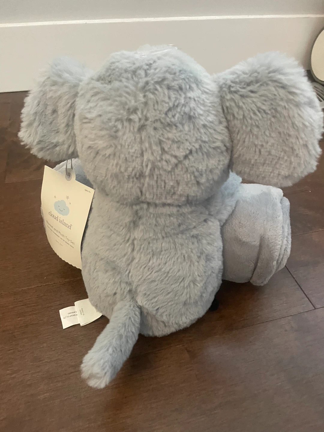 Cloud Island Elephant Blanket and Plush Toy Set - photo 2