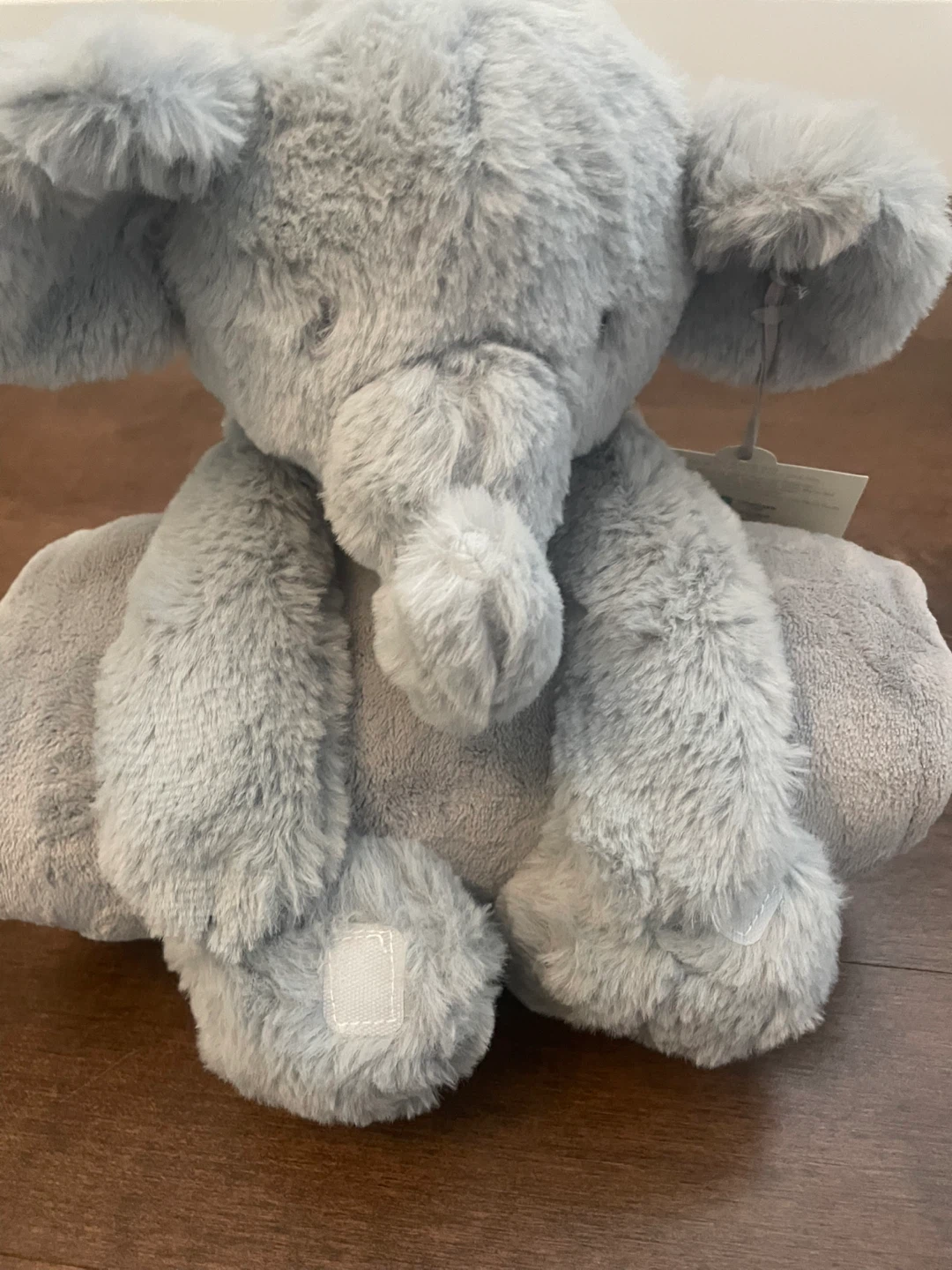 Cloud Island Elephant Blanket and Plush Toy Set - photo 3
