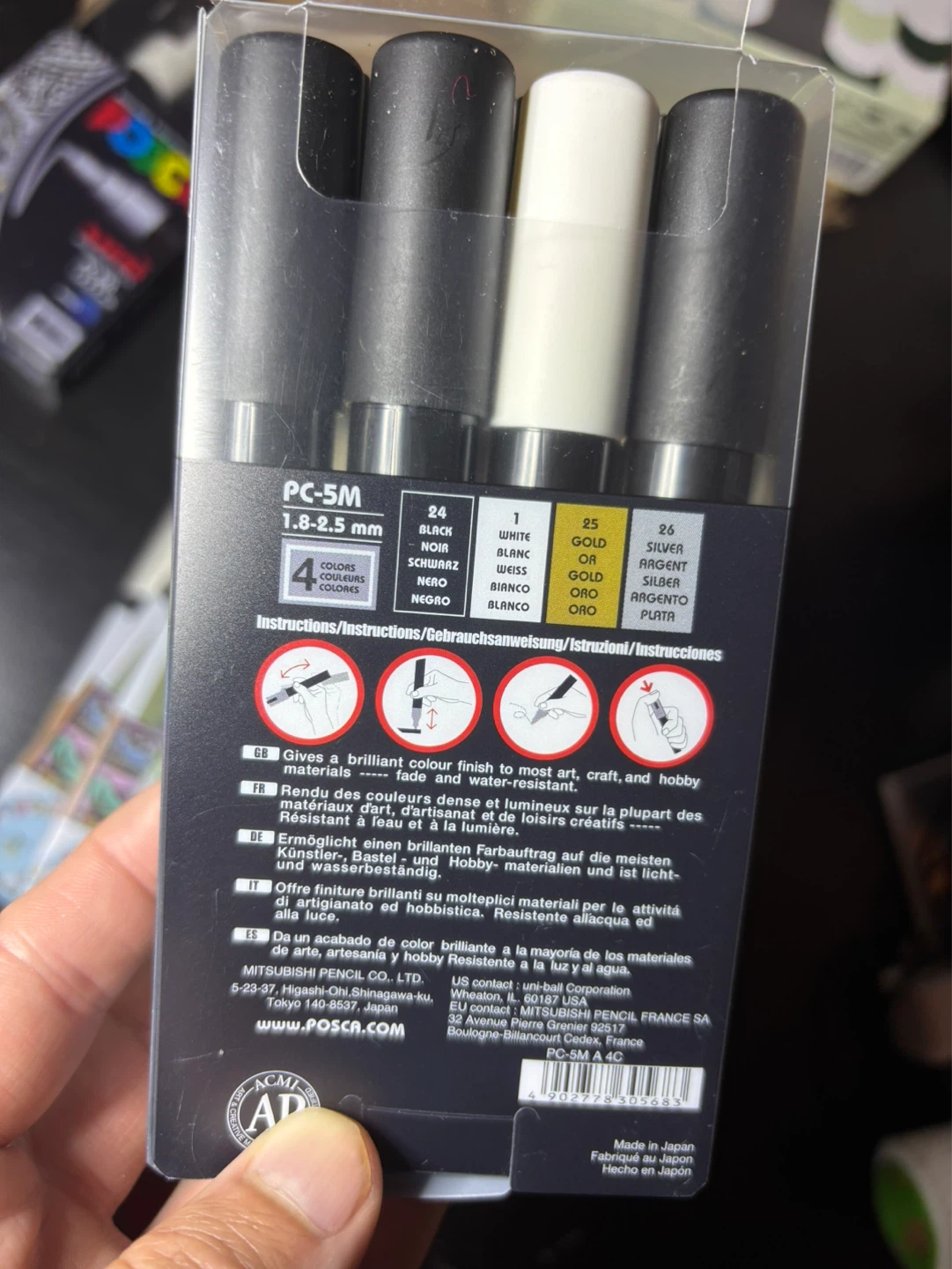 Various brand new packs Posca Water Based Paint Markers - photo 2