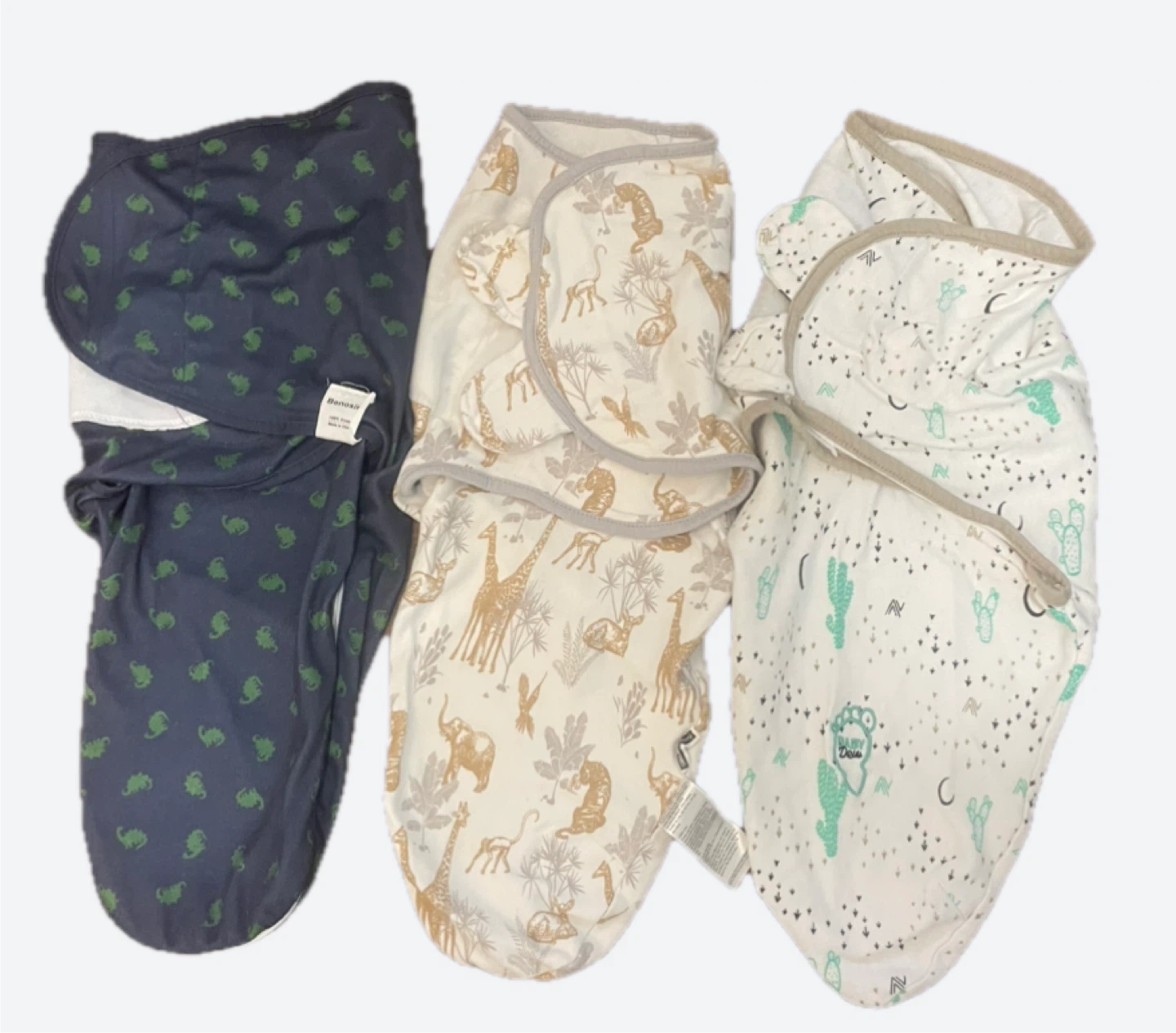 Bundle of 3 Baby Swaddle Sleep Sacks