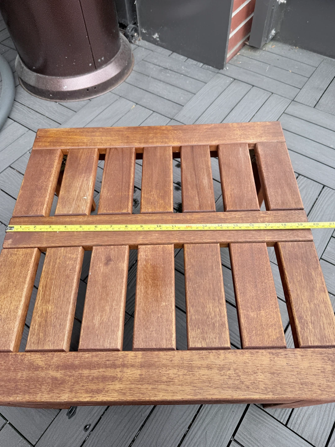IKEA Wooden Side Table - photo 4