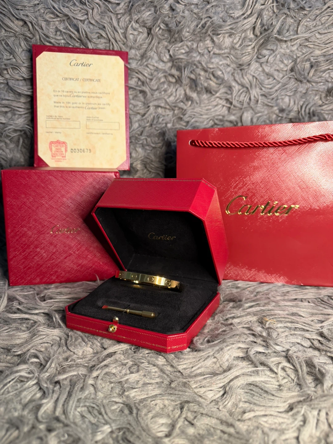 Cartier love bracelet