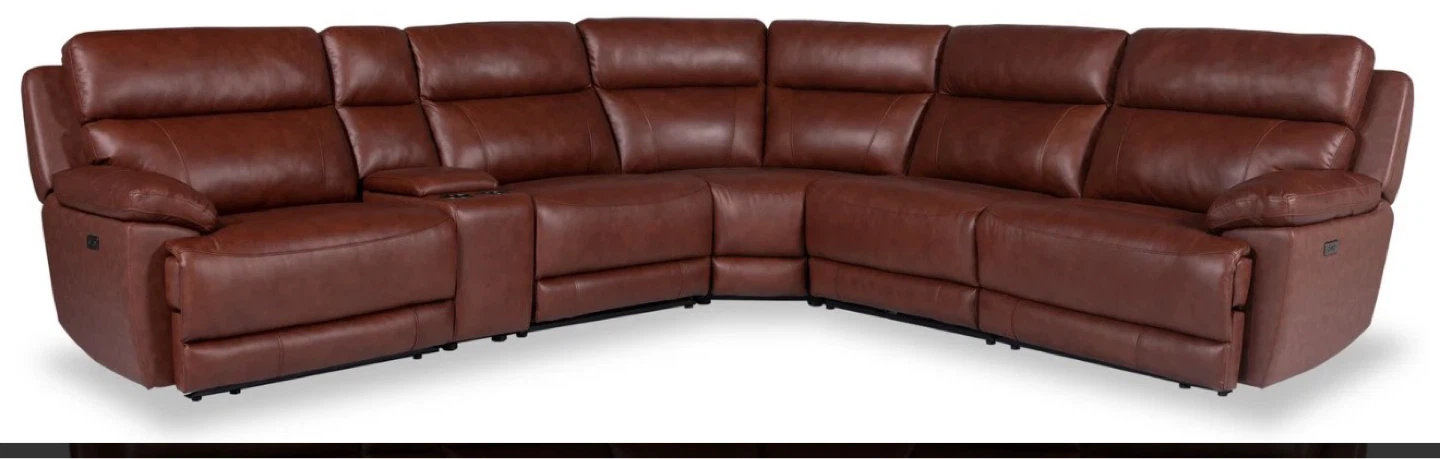 🚨 MUST GO THIS WEEKEND! 🔥 Luxury Power Leather Sectional! $1500 - photo 5