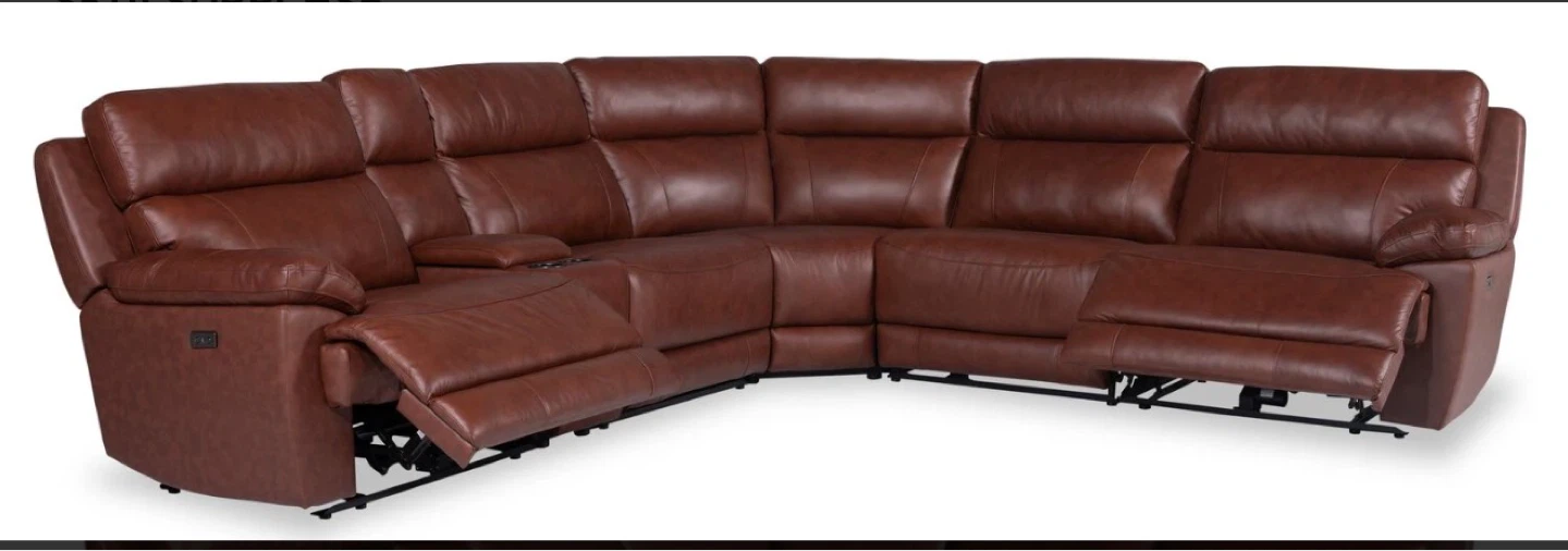 🚨 MUST GO THIS WEEKEND! 🔥 Luxury Power Leather Sectional! $1500 - photo 3
