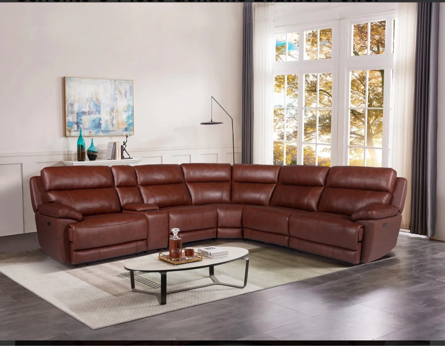 🚨 MUST GO THIS WEEKEND! 🔥 Luxury Power Leather Sectional! $1500 - photo 4