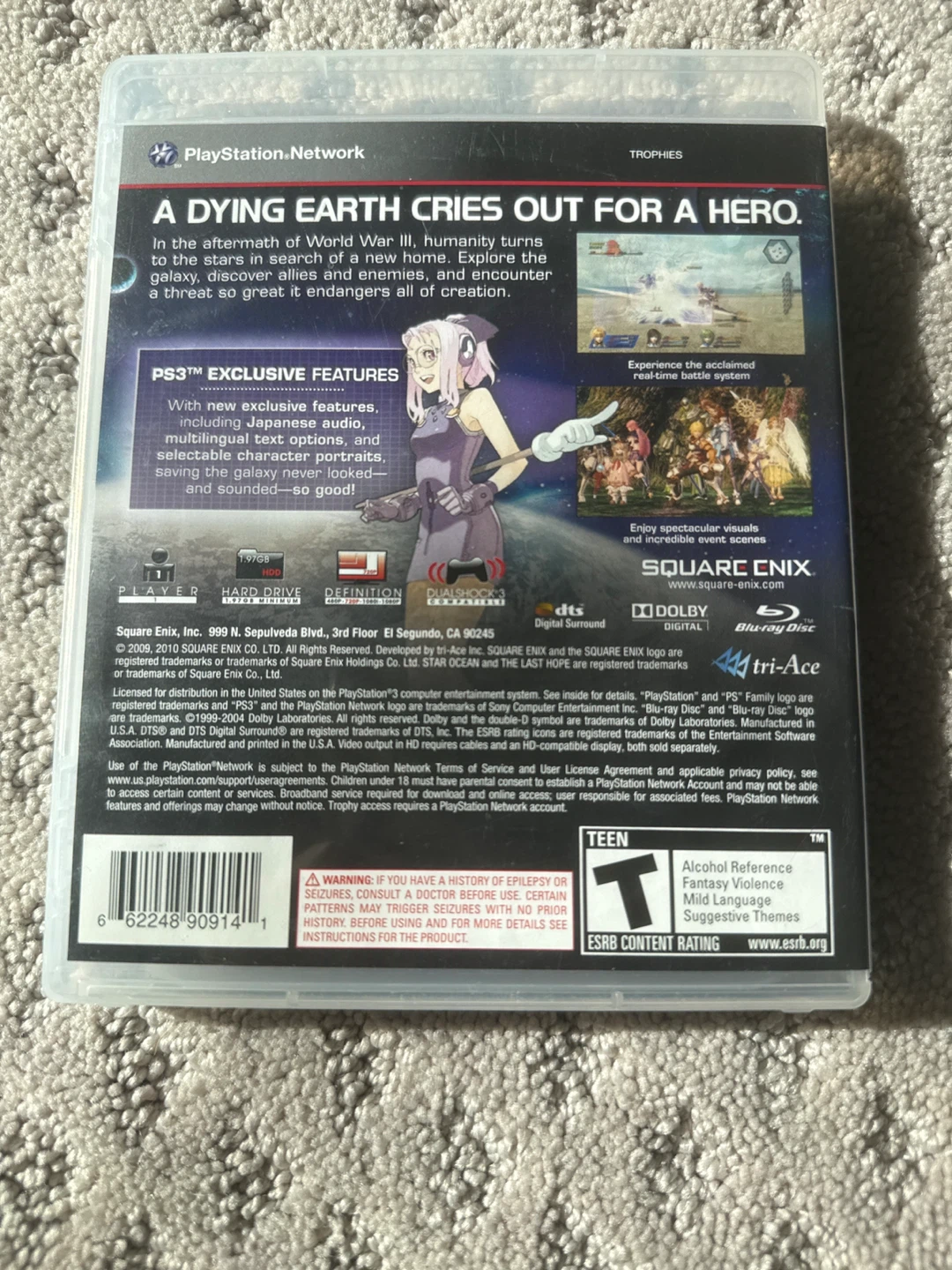 PlayStation 3 Star Ocean The Last Hope International Game - photo 2