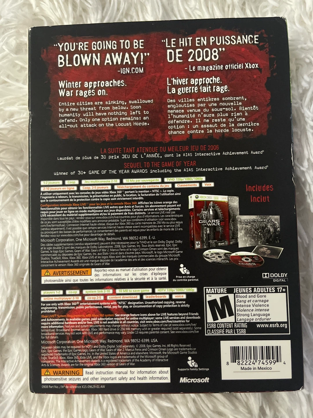 Gears of War 2 Limited Edition for Xbox 360 - photo 2