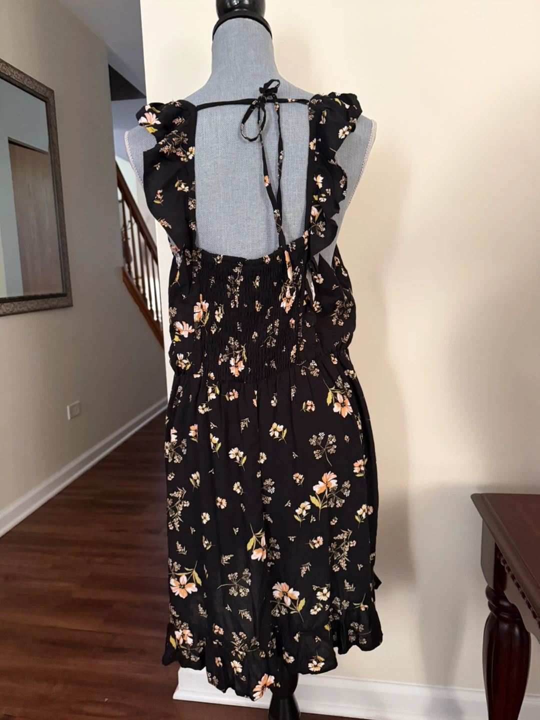 Wild Fable Women's Black Floral Dress - XL - photo 2
