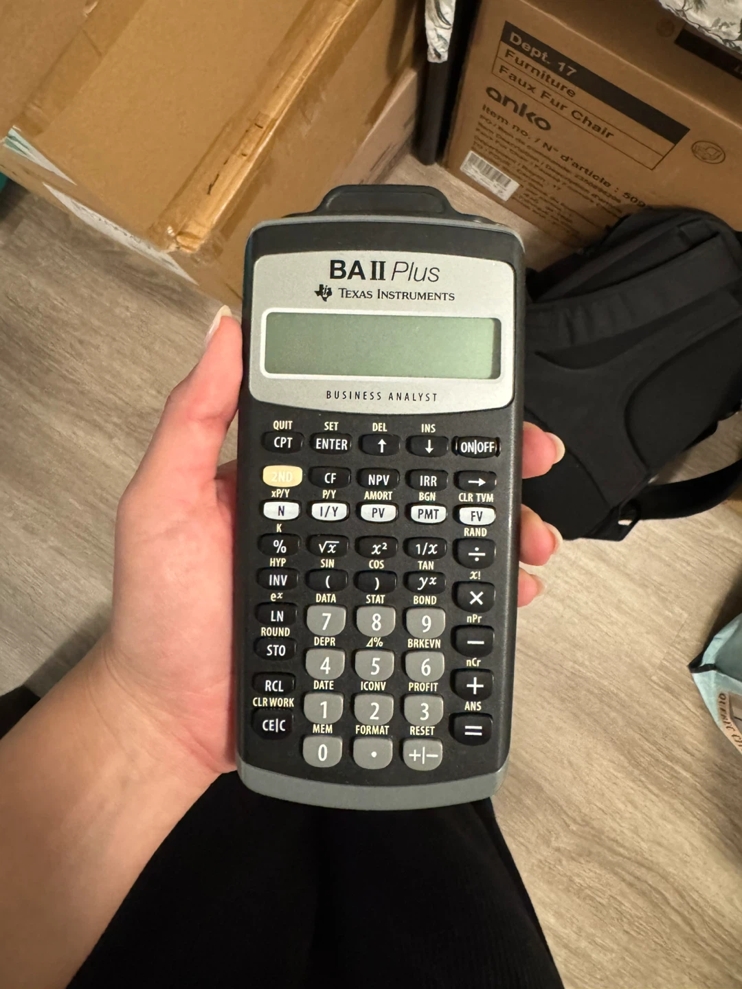Texas Instruments BA II Plus Business Analyst Calculator
