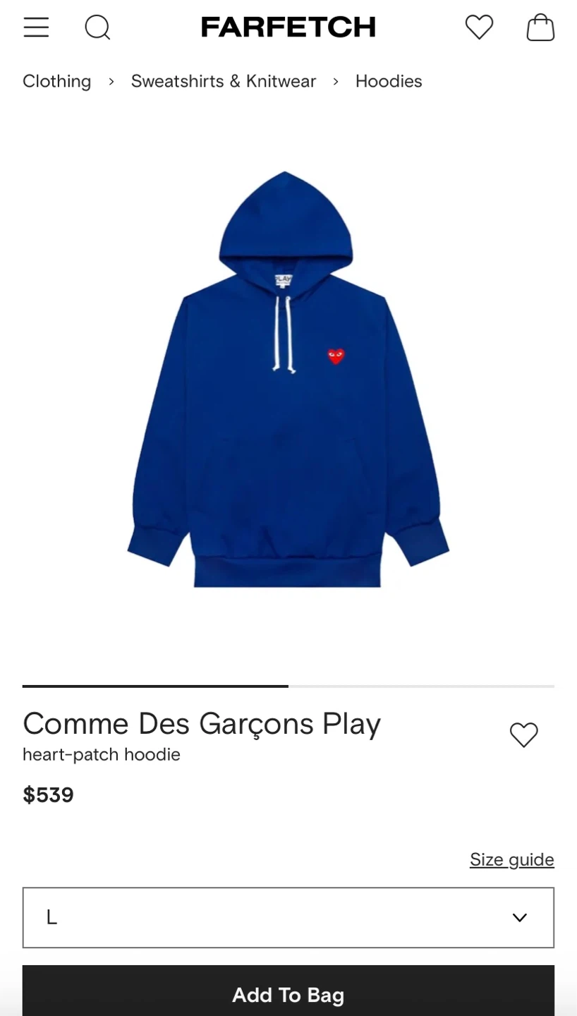 Comme Des Garçon Play