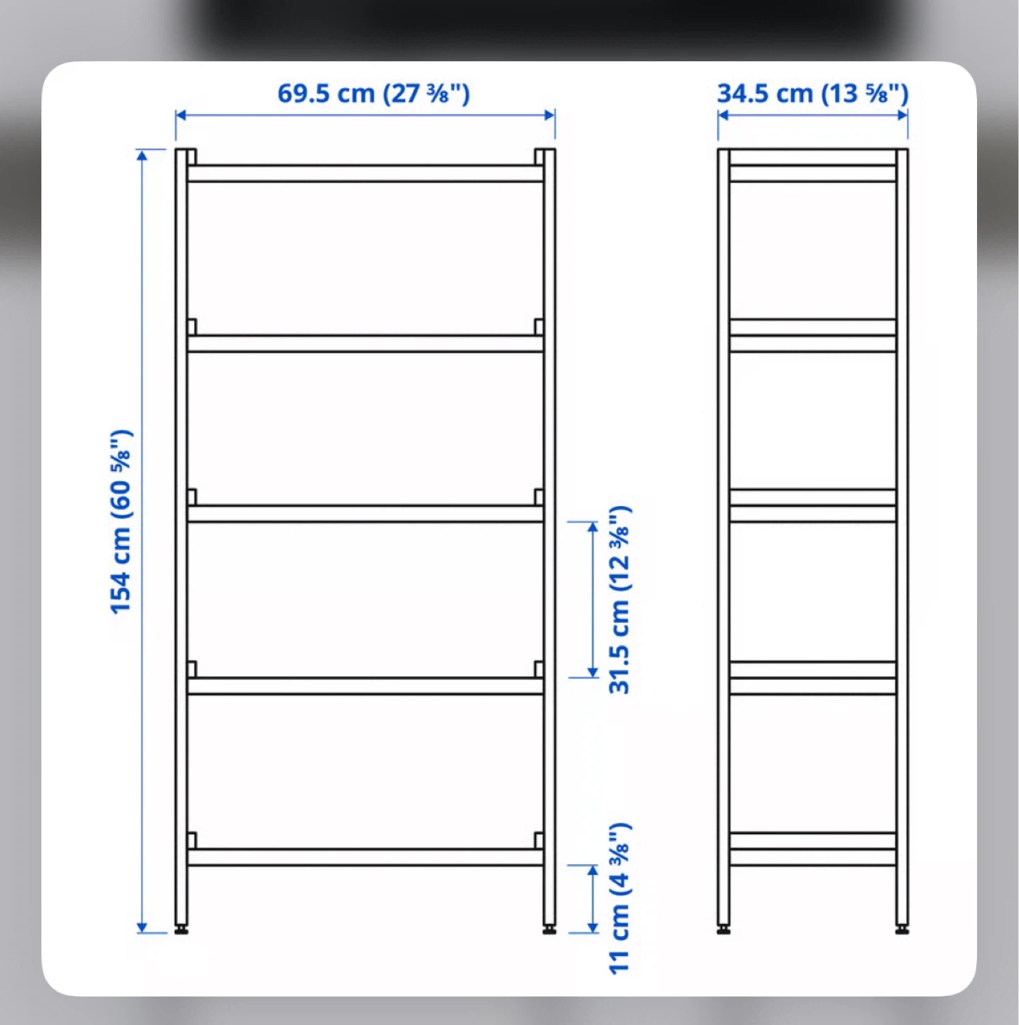 White Ladder Bookshelf IKEA - photo 5
