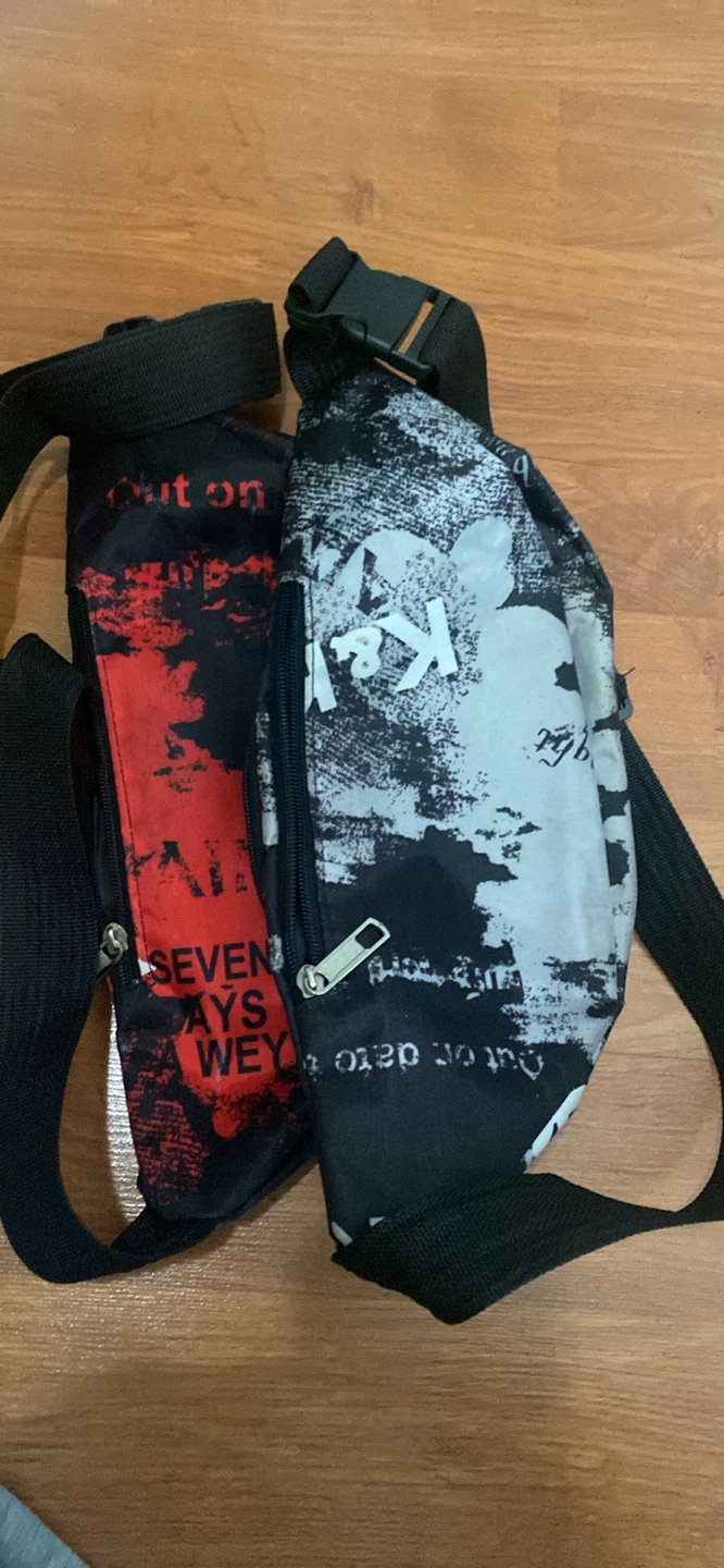 Two Fanny Packs - Red & Black/Grey - photo 3