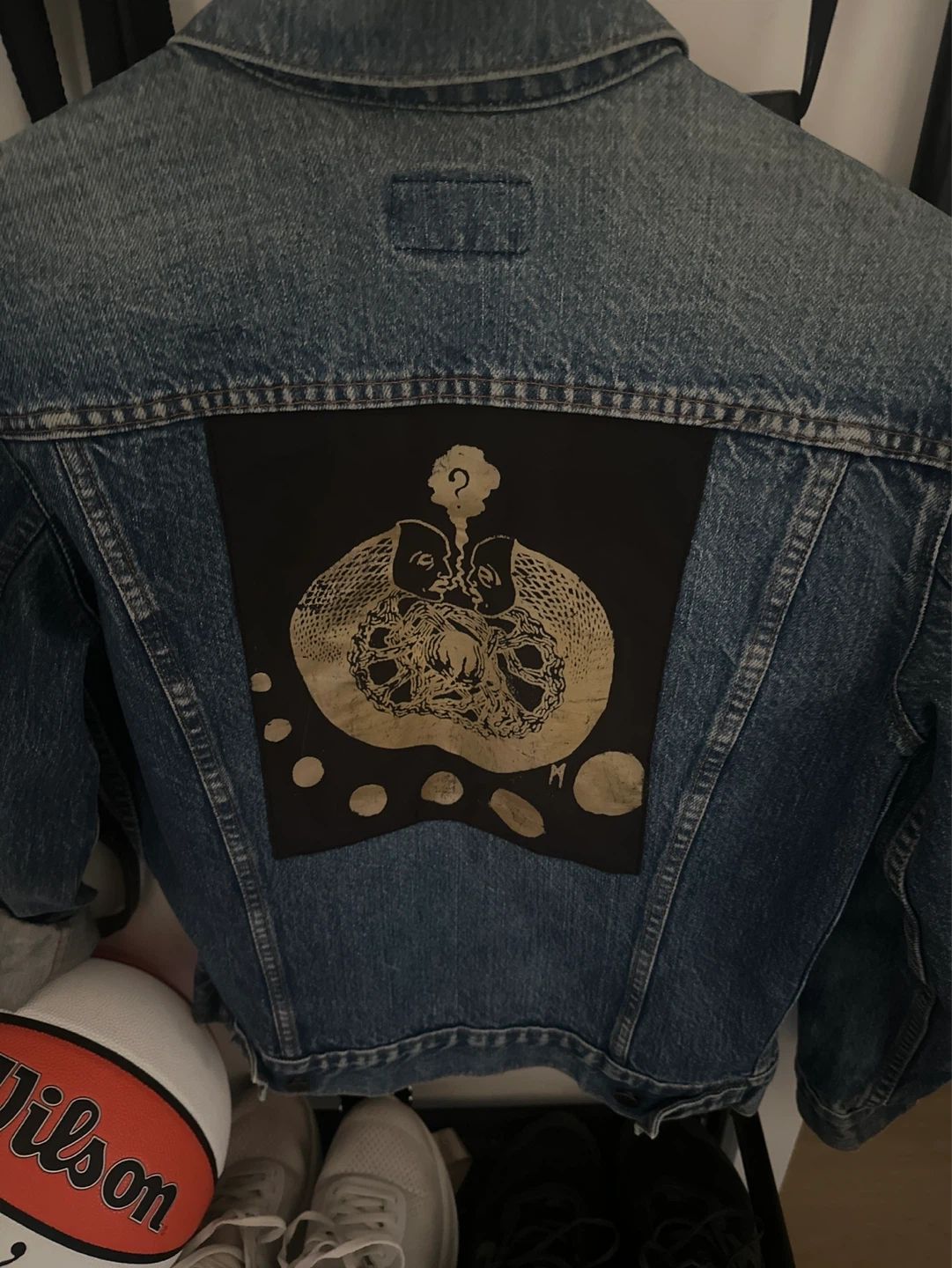 Levi's Denim Jacket with Custom Patch