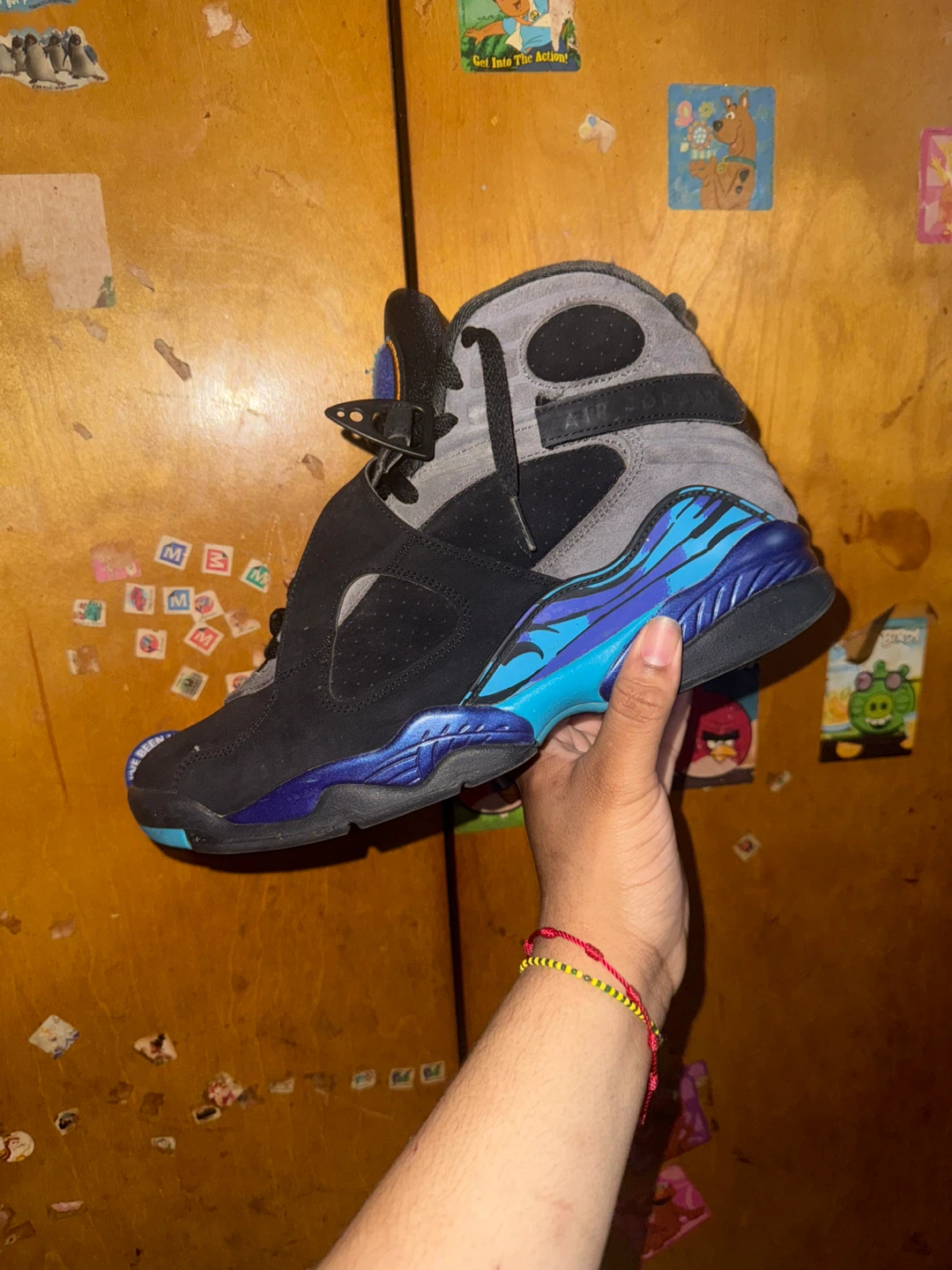 Air Jordan 8 Retro Size 10.5 Aqua Og All