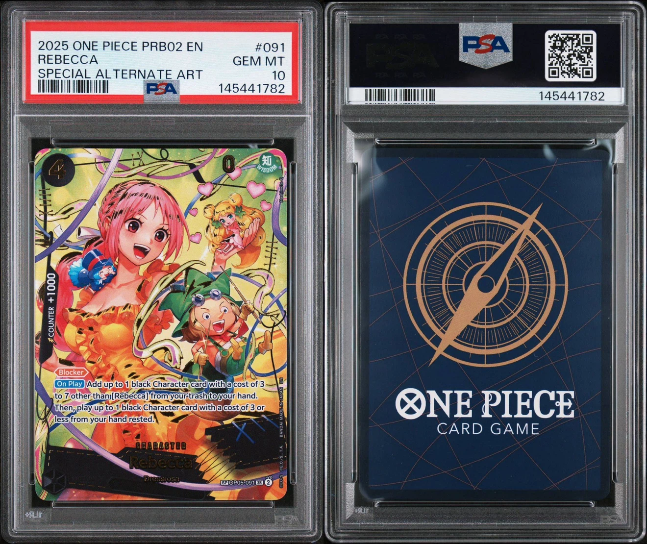 2023 One piece PSA10 REBECCA SP , Mansherry psa10 - photo 3