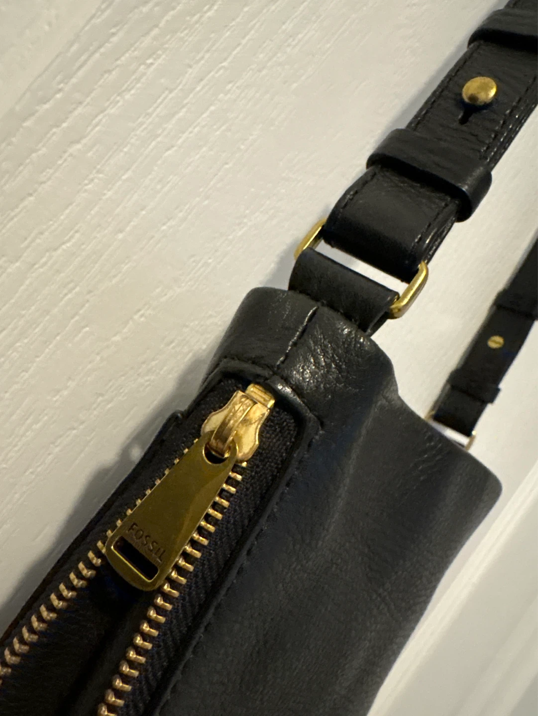 Fossil Black Leather Crossbody Bag - photo 3