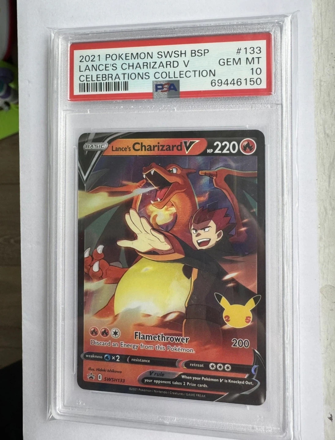 Lance's Charizard V #133 GEM MT 10