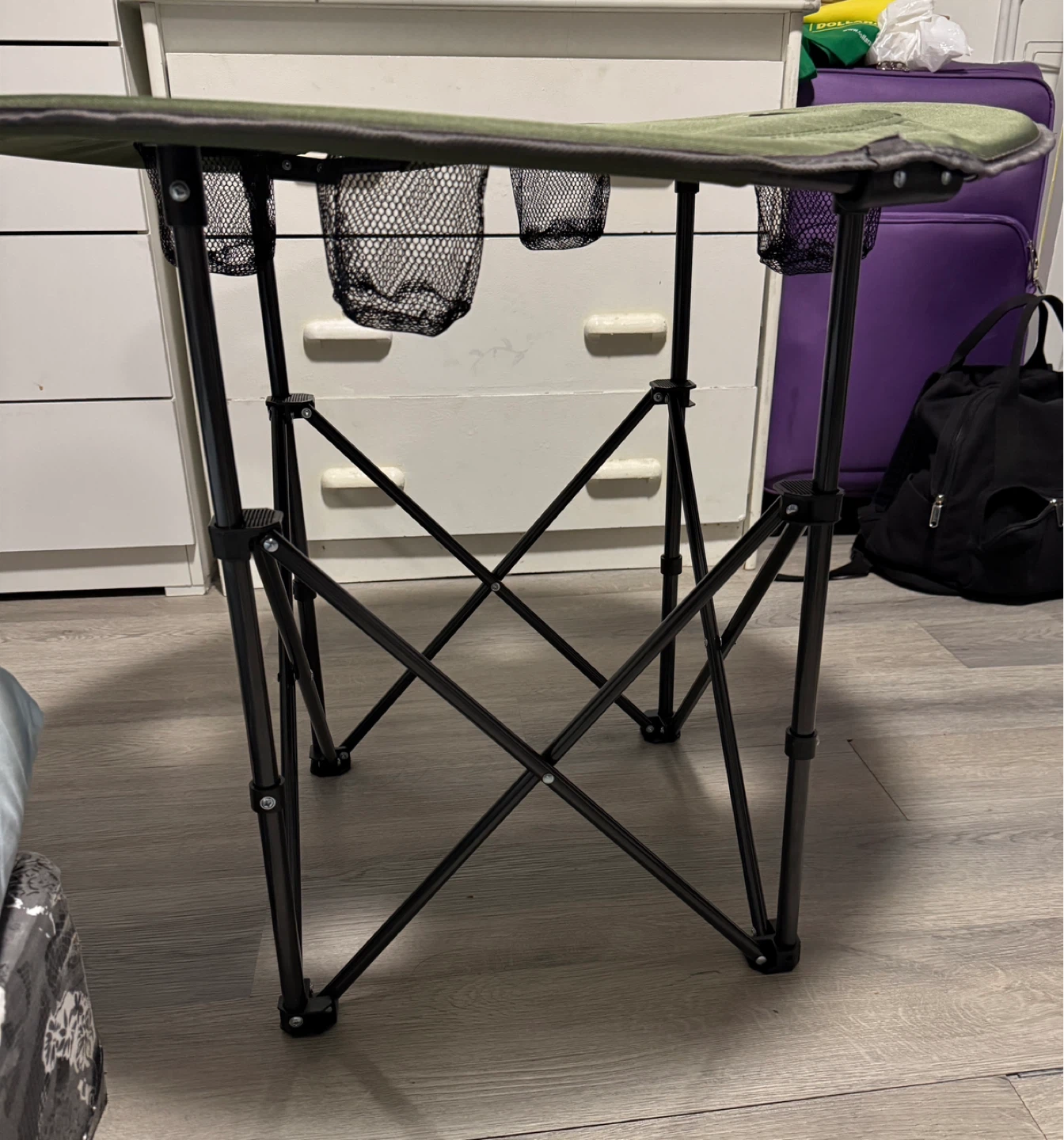 Portable Folding Table with Cup Holders - photo 2