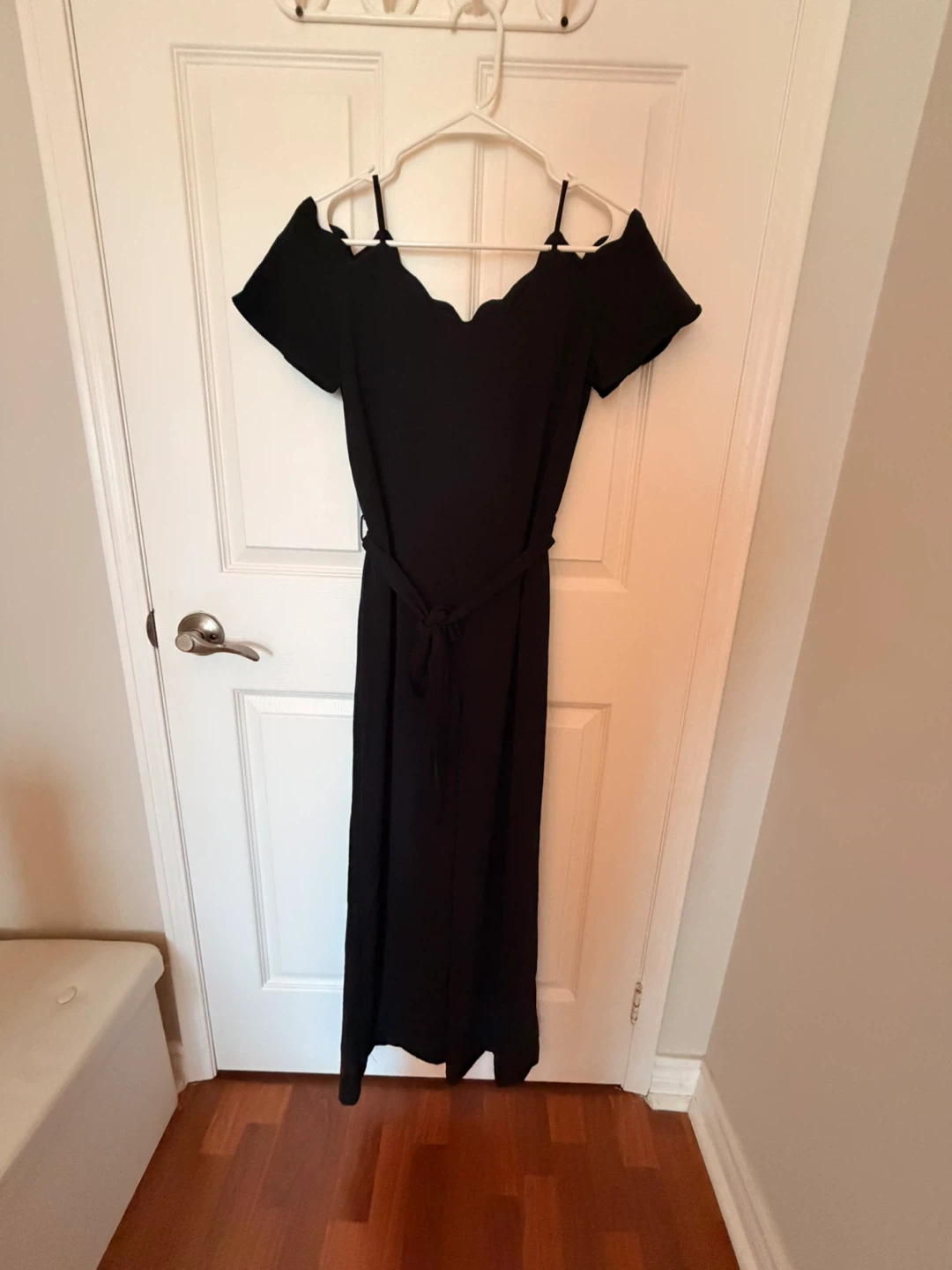 Black Off-the-Shoulder Jumpsuit