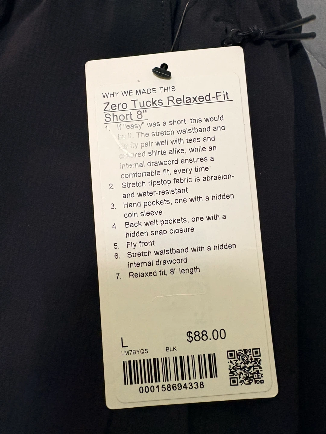 Lululemon Zero Tucks Relaxed-Fit Short 8" - photo 2