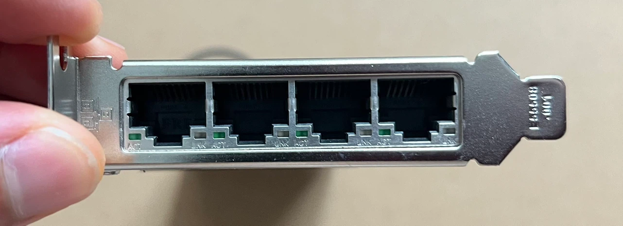 Intel Server Network Card 4-Port Gigabit Ethernet - photo 2