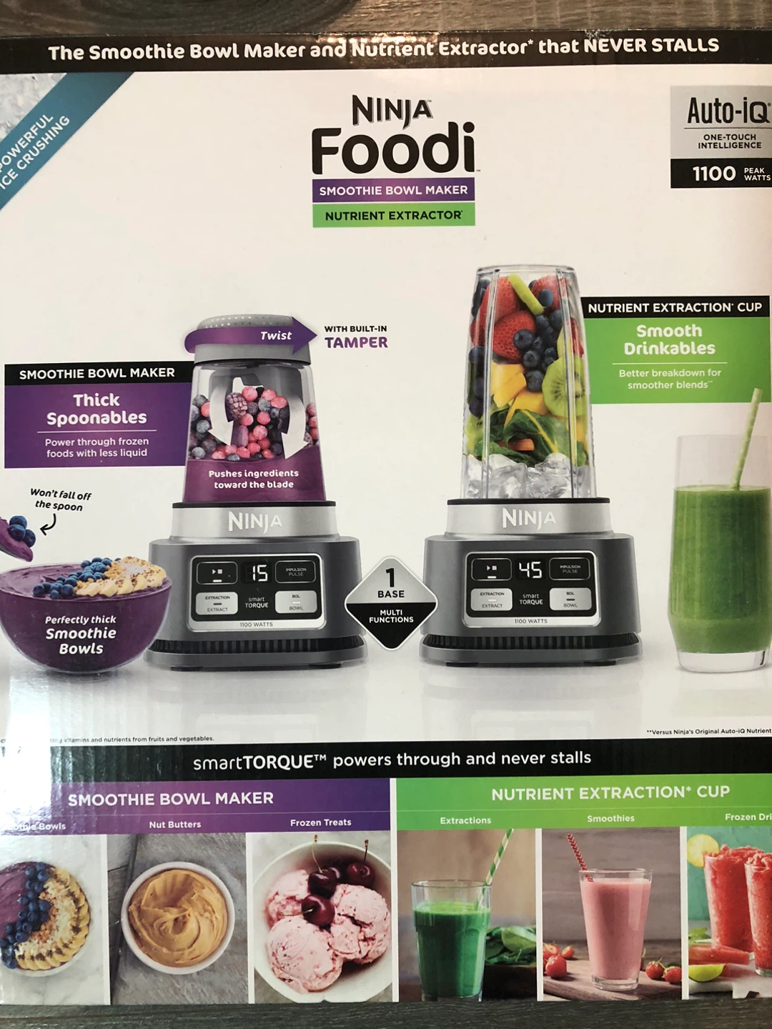 Ninja Foodi Smoothie Bowl Maker and Nutrient Extractor SS100C