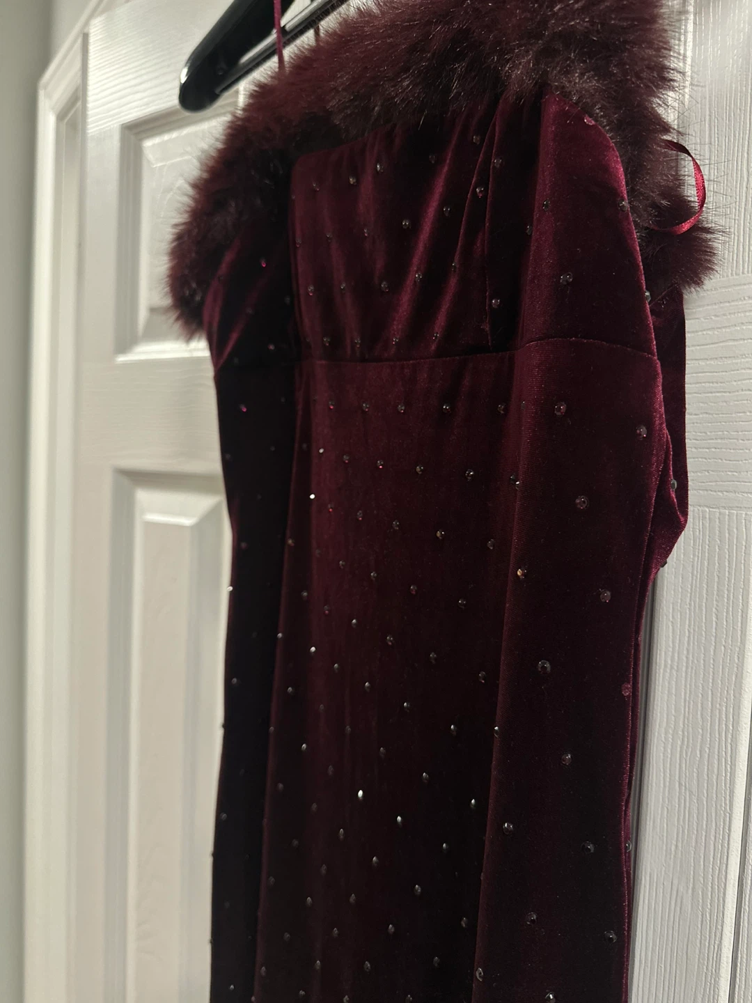 New Zara Velvet diamond Dress - photo 4