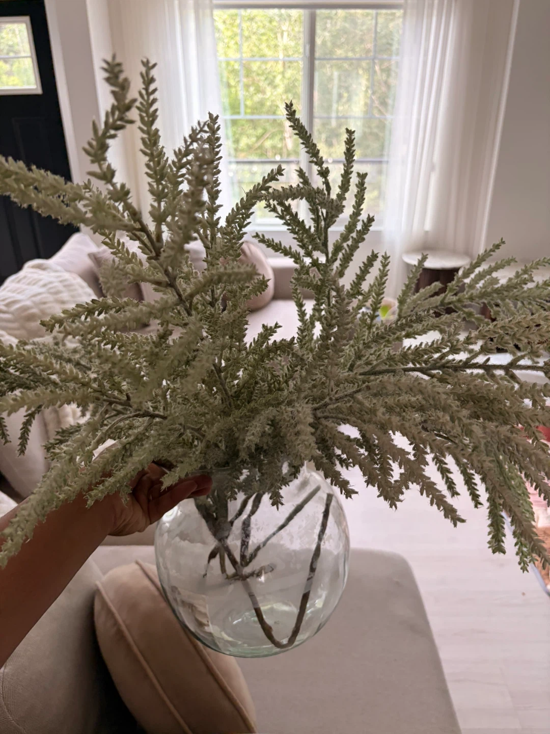 Faux Pampas Stem