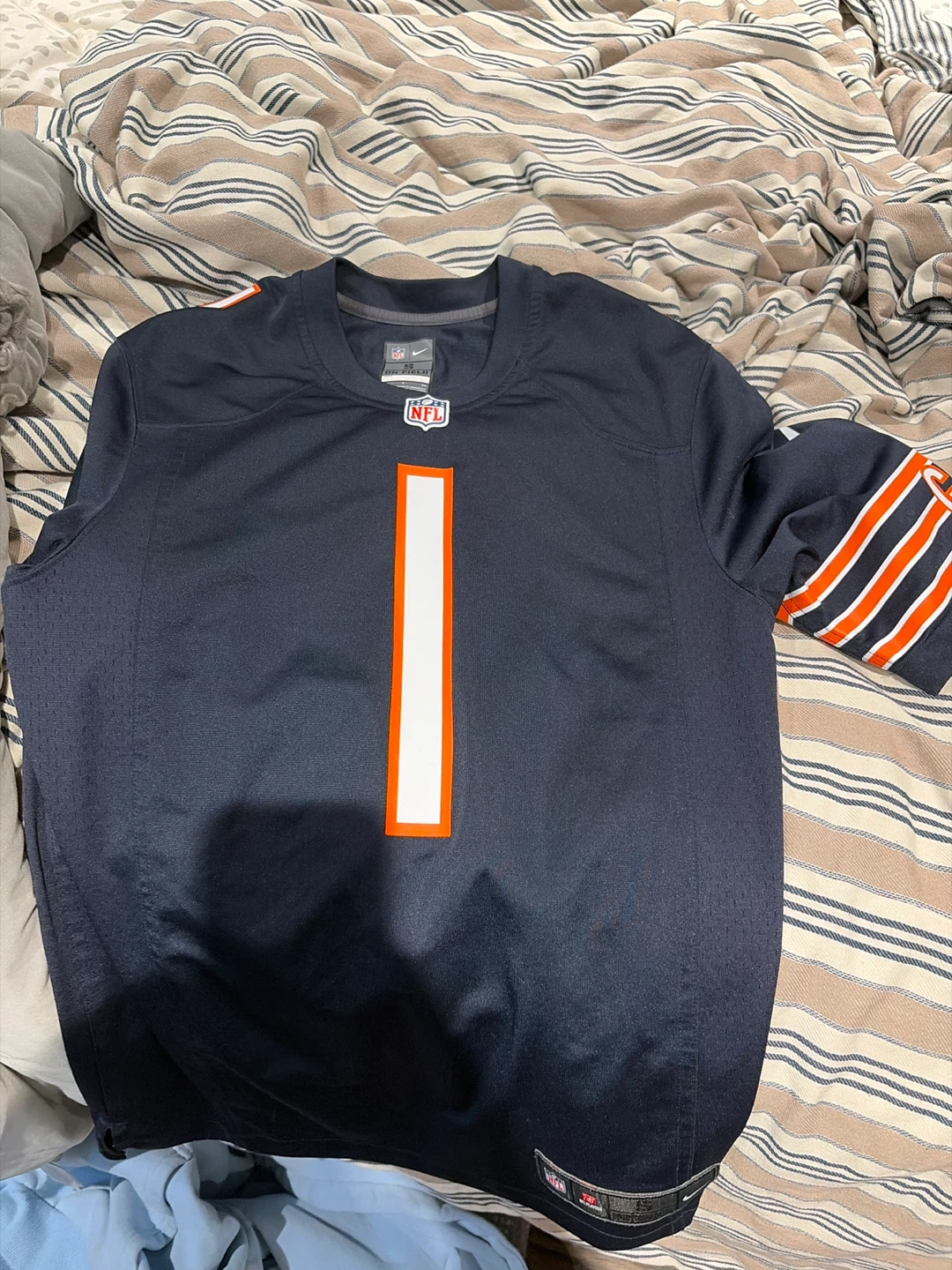Chicago Bears Justin Fields #1 NFL Jersey - photo 2