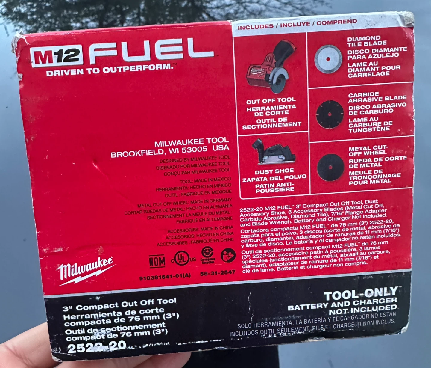 Milwaukee M12 FUEL 3" Compact Cut Off Tool (Tool Only) - photo 2