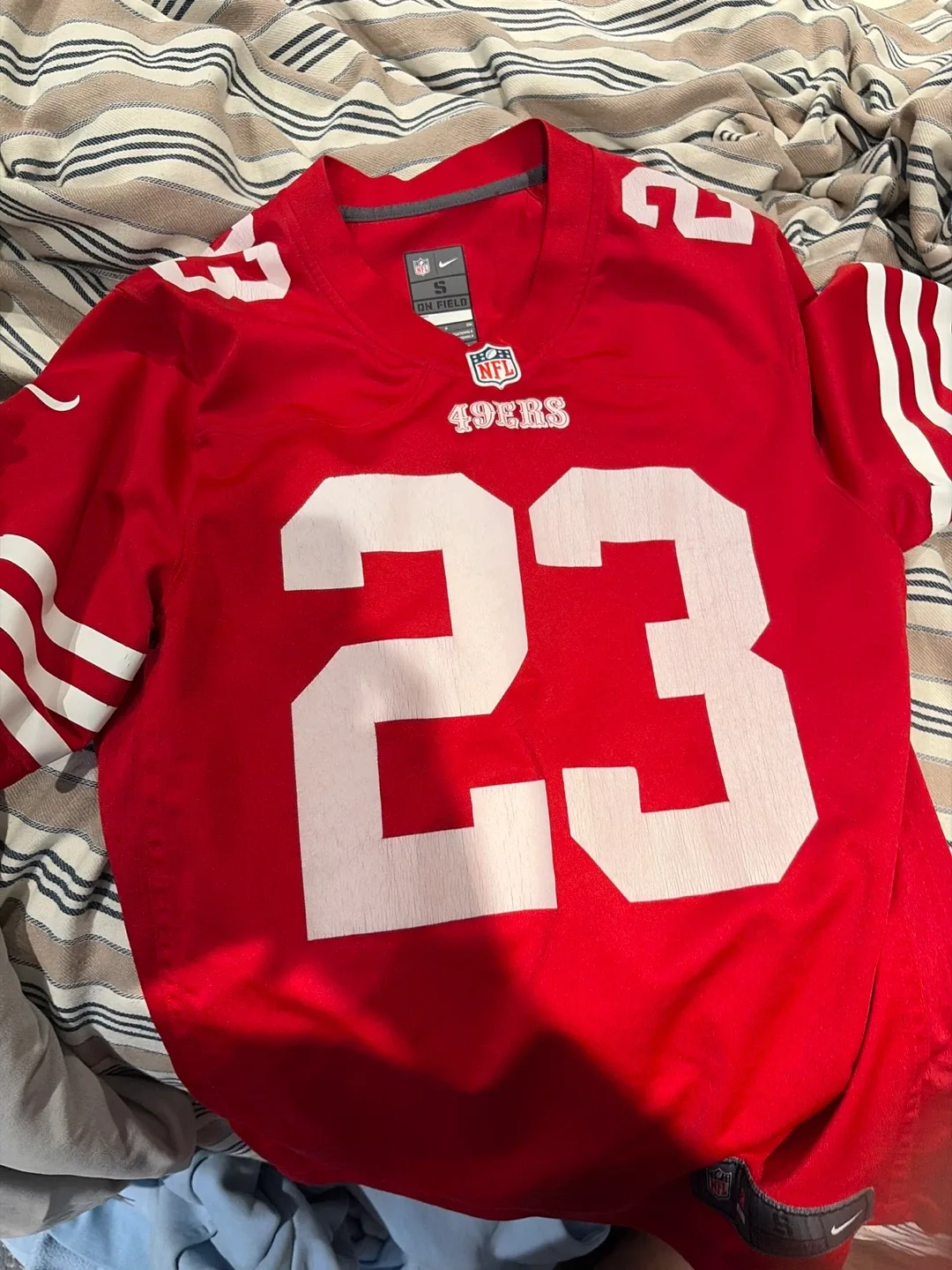 Nike San Francisco 49ers Christian McCaffrey #23 NFL Jersey - photo 2