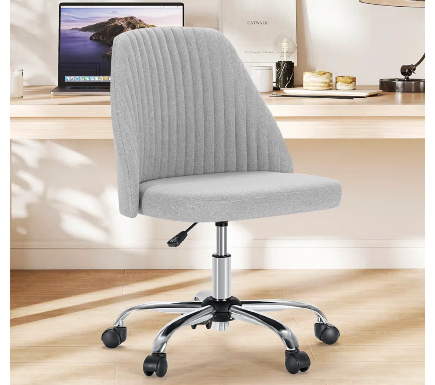 Grey Fabric Office Chair