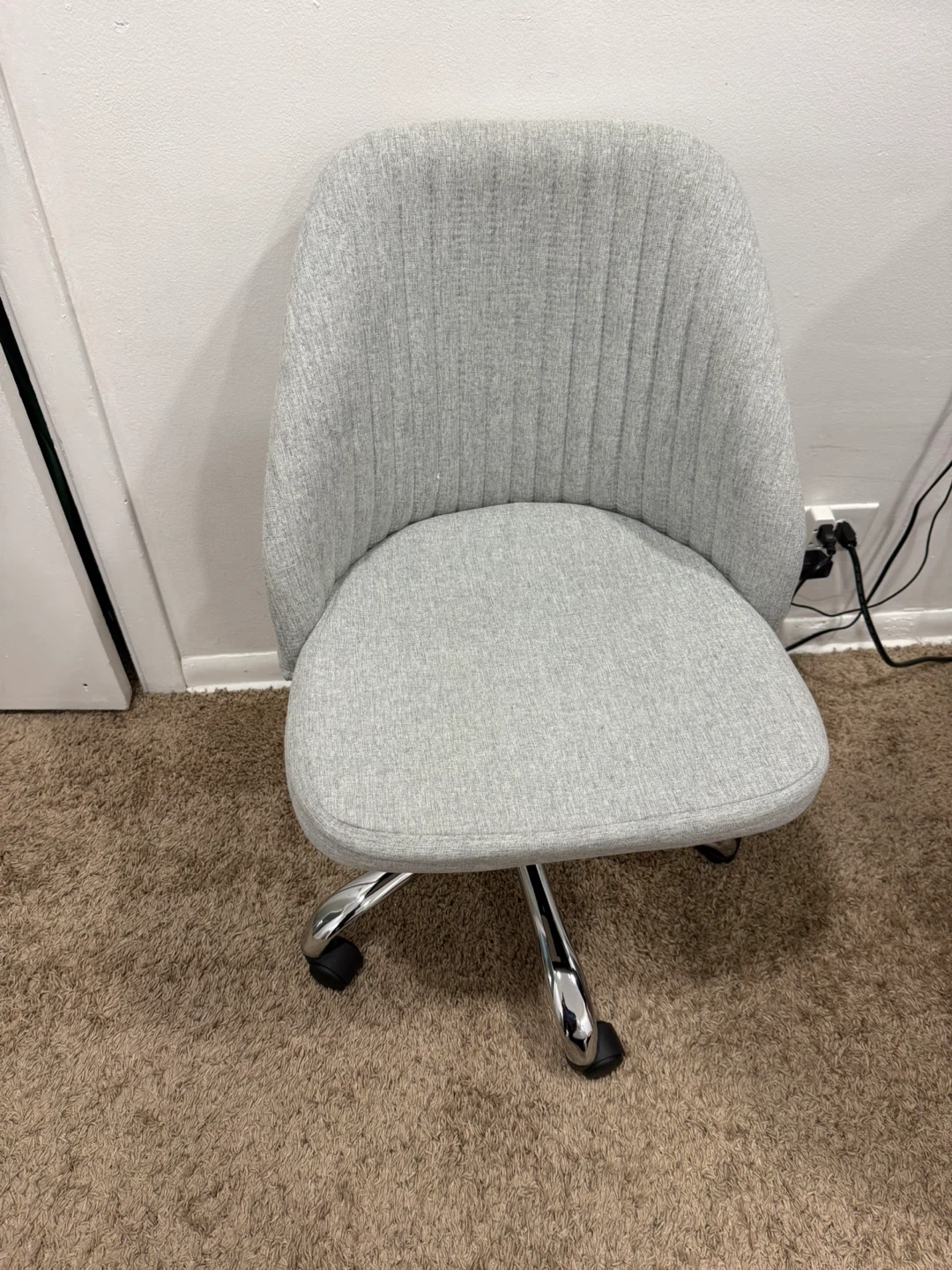 Grey Fabric Office Chair - photo 3